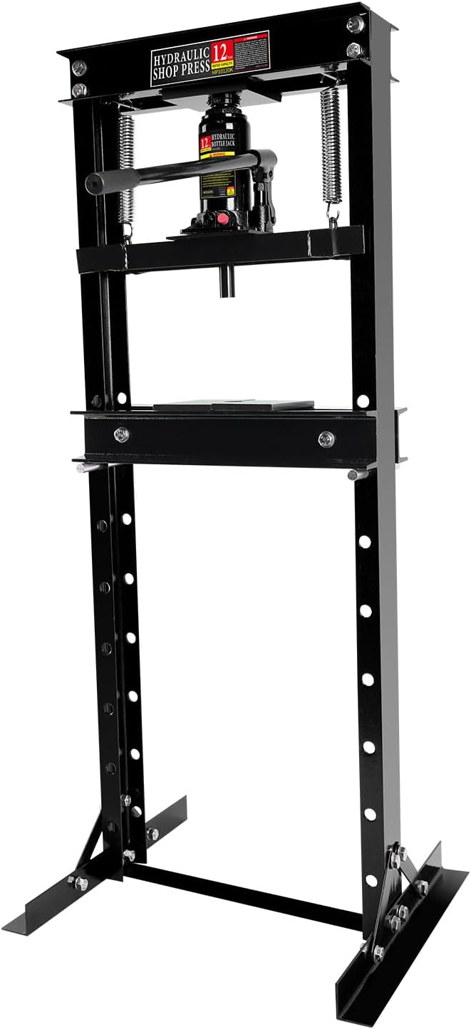 ｌサイズ 12 Ton Hydraulic Shop Press – H-Frame Garage Floor Press With